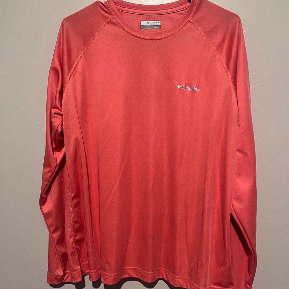 Columbia Vibrant Red Performance Shirt